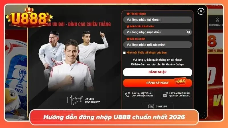 Hướng dẫn đăng nhập U888 đơn giản nhất 2026 cho newbie