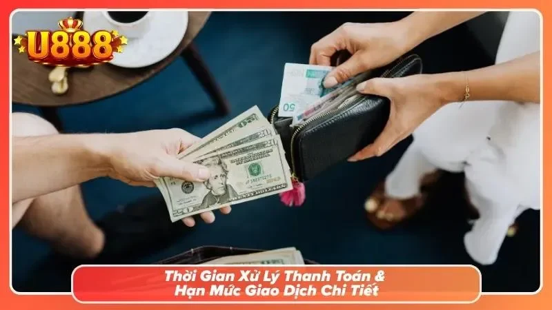 Yêu cầu nạp rút tiền đi kèm với hạn mức ngay trên màn hình