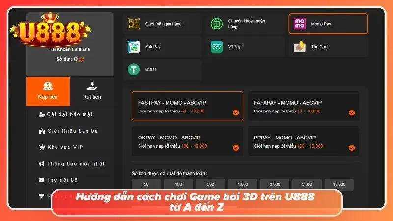 Hướng dẫn các bước chơi game bài dành cho tân thủ