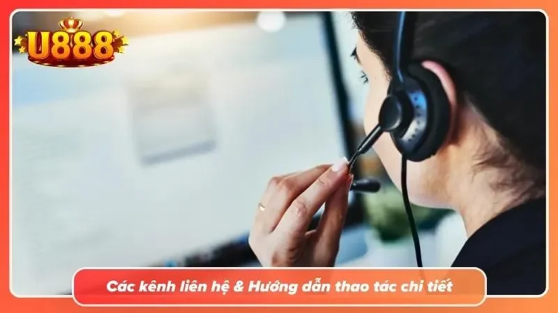 Cách kênh liên hệ U888 được sử dụng nhiều nhất