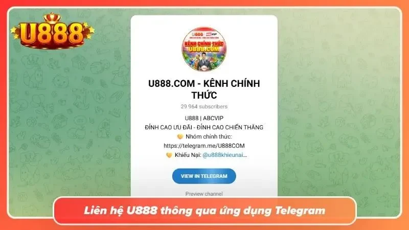 Ứng dụng Telegram hỗ trợ nhanh chóng