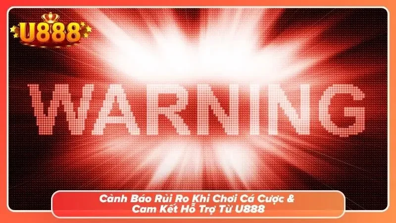 Màn hình thông báo rủi ro trước khi tham gia một sảnh game mới