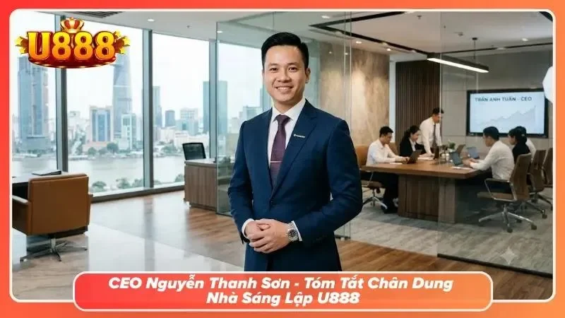 Giao diện trang chủ đứng tên CEO Nguyễn Thanh Sơn